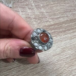 Antique agate Ring/ over 80 years old